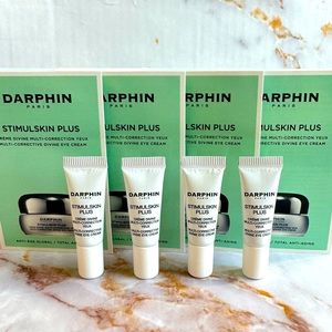 $120 Darphin Stimulskin Plus Multi-Corrective Divine Eye Cream x4 Lotion Travel
